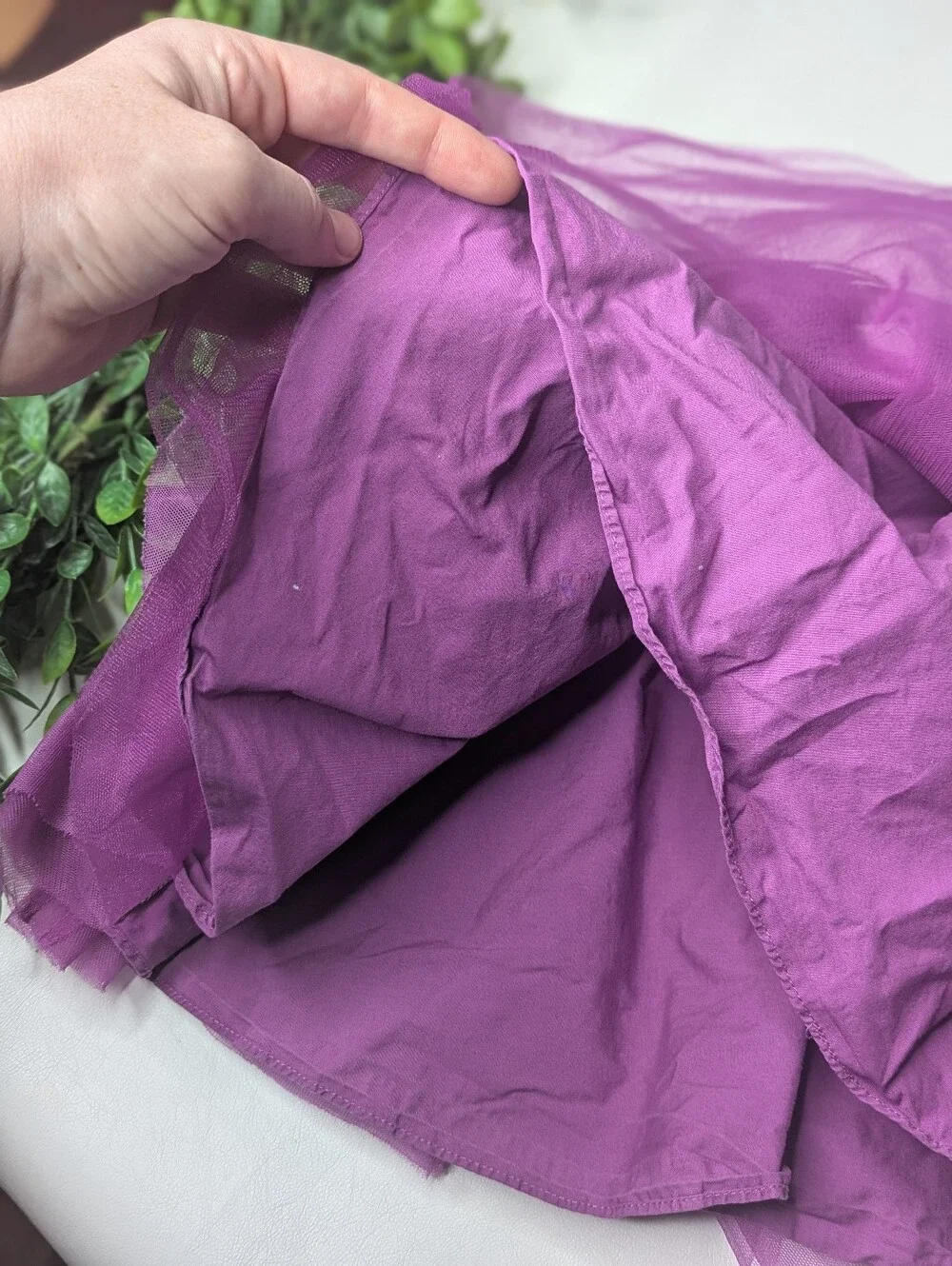 Hanna Andersson Purple yude Tutu Skirt Size 5 Or 110cm